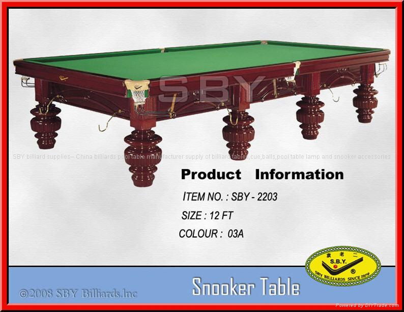SBY-2203# Snooker Table
