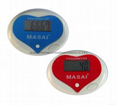 Multifunctional  heart shape pedometer