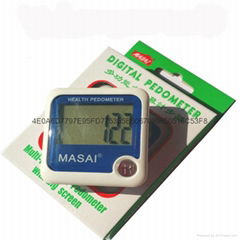 displayed by big LCD pedometer