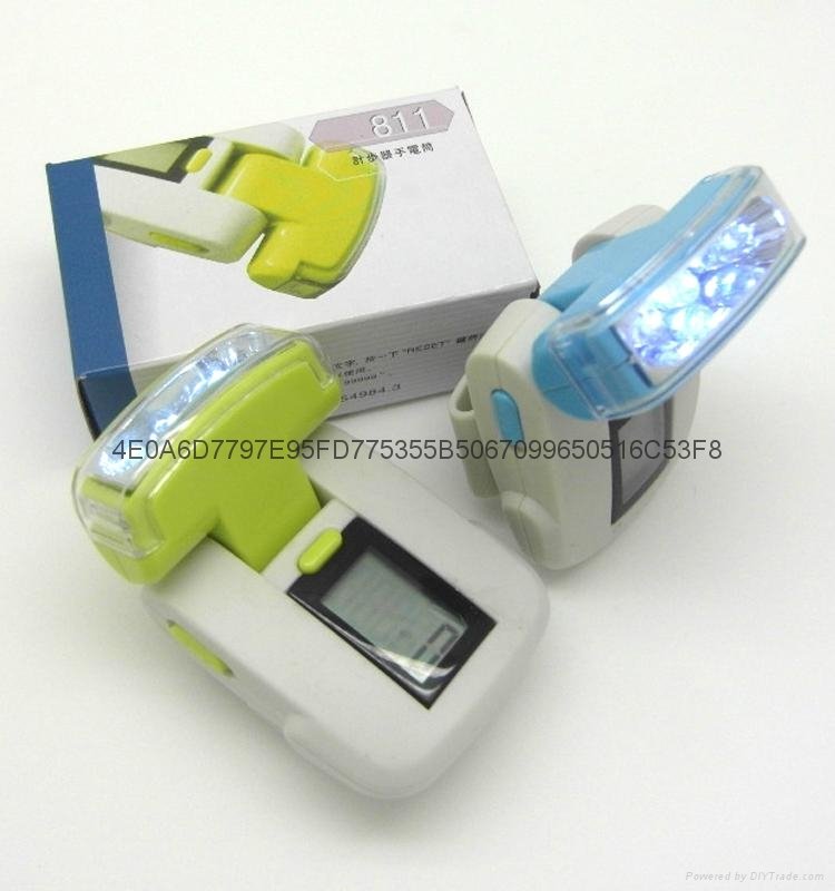 LED torch pedometer 3