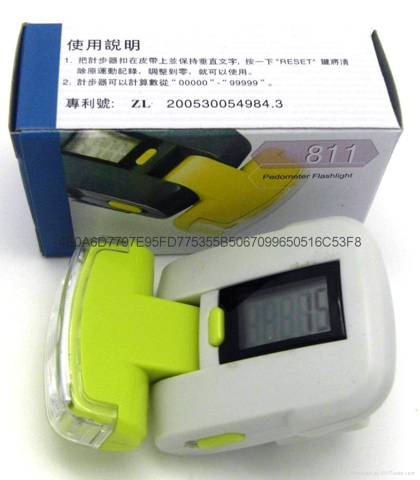 LED torch pedometer 5