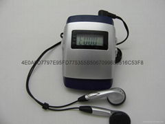 Multifunctional FM radio pedometer