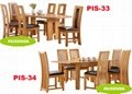 diningroom furniture wooden table solid