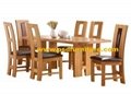 diningroom furniture wooden table solid oak 2
