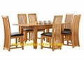 diningroom furniture wooden table solid oak 3