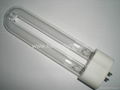 Germicidal Ultraviolet HIGH OZONE QUARTZ UVC LAMP 15W G10q 1