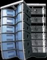 double 8 inch power active line array audio system stage sound