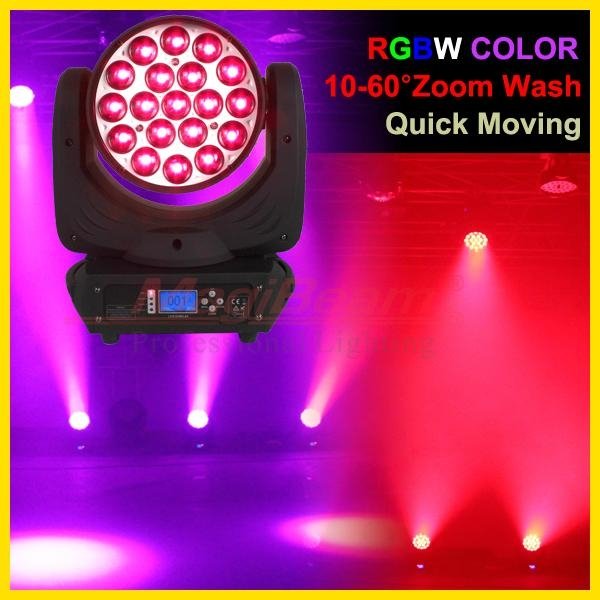 19x12W Zoom Aura moving wash with osram ostar led lamp for performance 