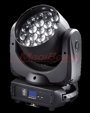 19x12W Zoom Aura moving wash with osram ostar led lamp for performance  2