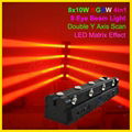 2014 new product 8x12W cree RGBW quad-color 8 eyes beam disco spider light in dj