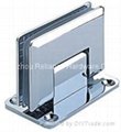 square type stainless steel material 90° shower hinges 