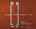 stainless steel material glass door pull handles