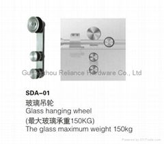 stainless steel material Glass Door hanging wheel