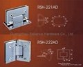 square Wall-Mounted Shower Hinges