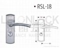Stainless steel material Luxury door lock with back plate