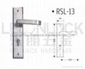 high quality Stainless steel material door lock with plate