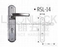 high quality Stainless steel material door lock with plate
