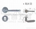 solid Stainless steel material door lock lever handles 