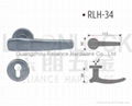 solid Stainless steel material door lock lever handles 