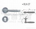 stainless steel material door lever handle, solid handle,security door handle