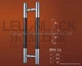 Stainless Steel glass door pull handles / shower glass door handles