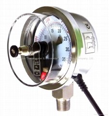Electrical Contact Pressure Gauges, Pressure Gauge with Electrical Contact