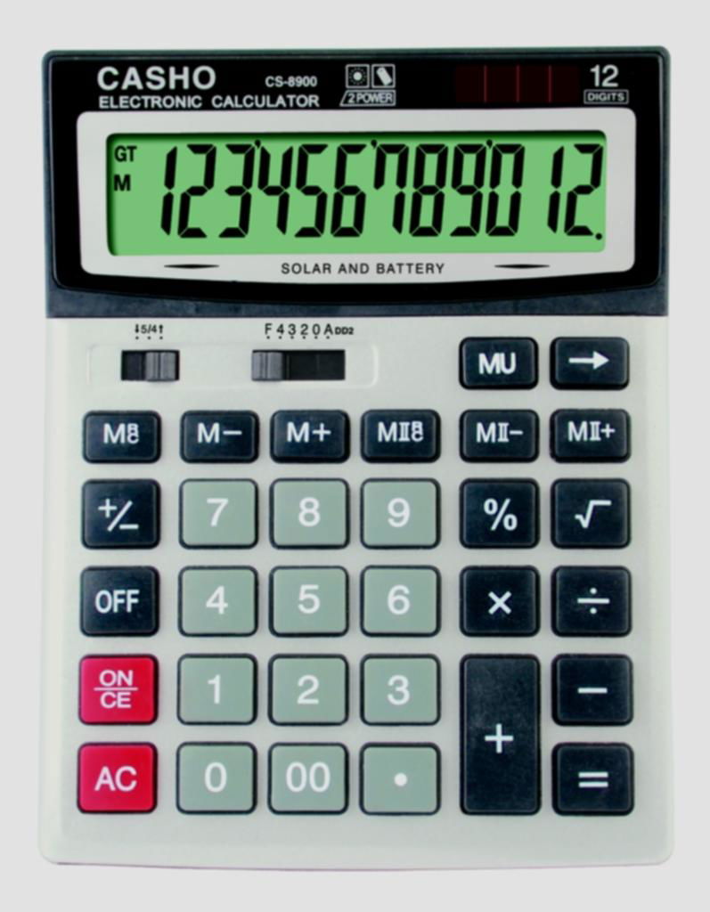 Electronic Calculator CASHO CS-8900 12 DIGIT