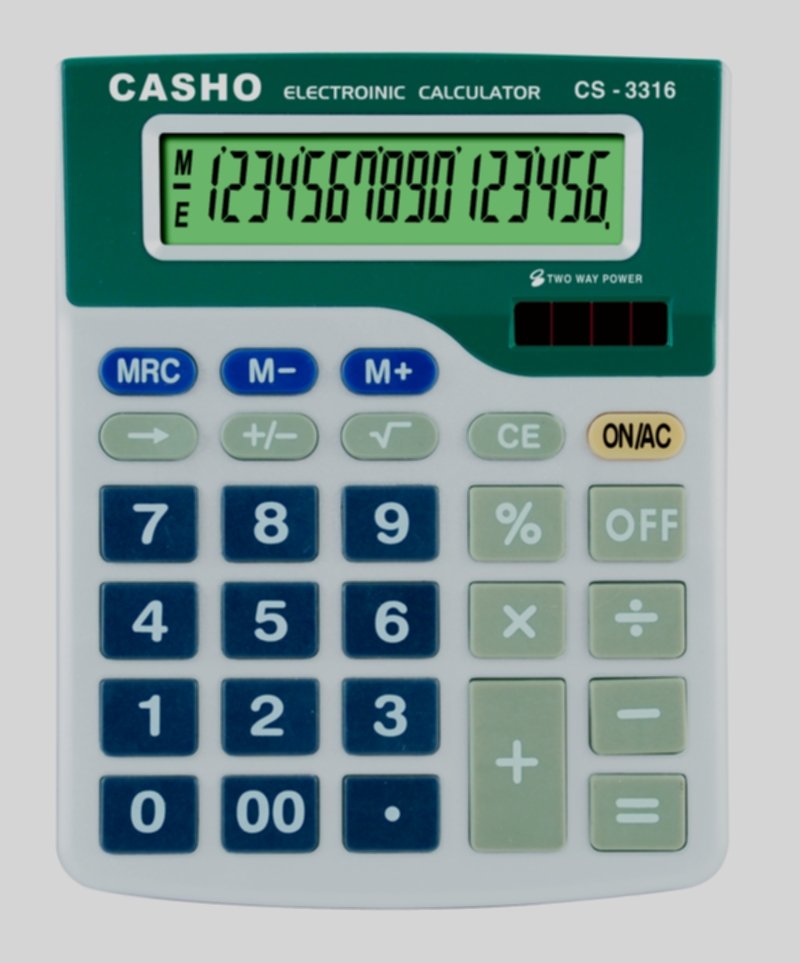 电子计算器 CASHO CS-3316 16 位数字