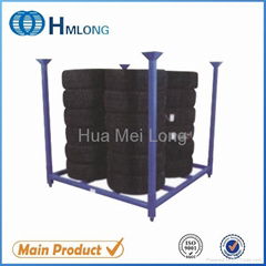 Warehouse folding stacking steel storage