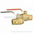 ball valve with side-drain 1