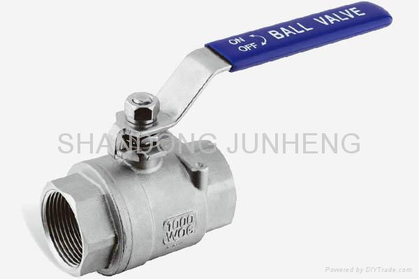 2-pc heavy duty ball valve full port 1000WOG