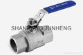 2 PC BALL VALVE FULL PORT DIN3202-M3 1000WOG