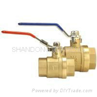 2-PC BRASS BALL VALVE FULL PORT THREADED