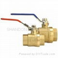 2-PC BRASS BALL VALVE FULL PORT THREADED