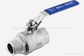 2-PC BALL VALVE FULL PORT 1000PSI M/F