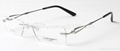 Titanium rimless Optical Frames Eyeglass