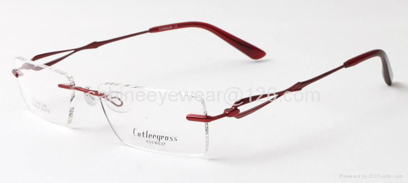 Titanium rimless Optical Frames Eyeglass frame 4