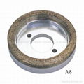 Glass grinding edge diamond grinding wheels for bruting 