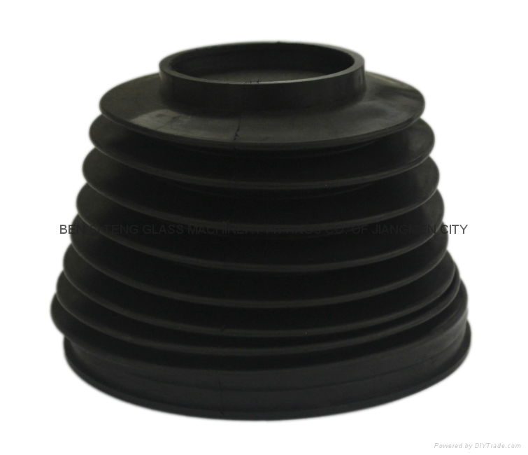 Glass machine spare part rubber bellow for Bottero machine