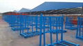 Steel Material L Frame Shape Storage Glass Rack Glass Trolley, Economic Type Gla