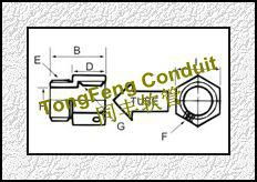 Flexible Stainless Steel Conduit Connectors/Fittings 2