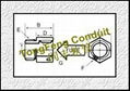 Flexible Stainless Steel Conduit Connectors/Fittings