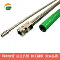 Flexible stainless steel tubes for protection sensitive Laser Fiber Optic cables