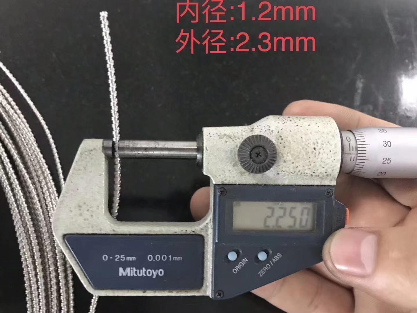 同丰小口径穿线不锈钢软管OD2.3mm,2.6mm;2.9m