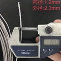 ID2.2mm OD3.4mm单扣不锈钢软管 光纤保护软管