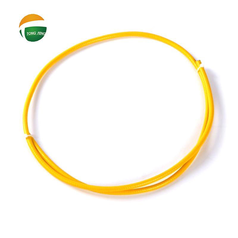 同豐5mm－25mm傳感光纖保護軟管 黃色包塑金屬軟管  5