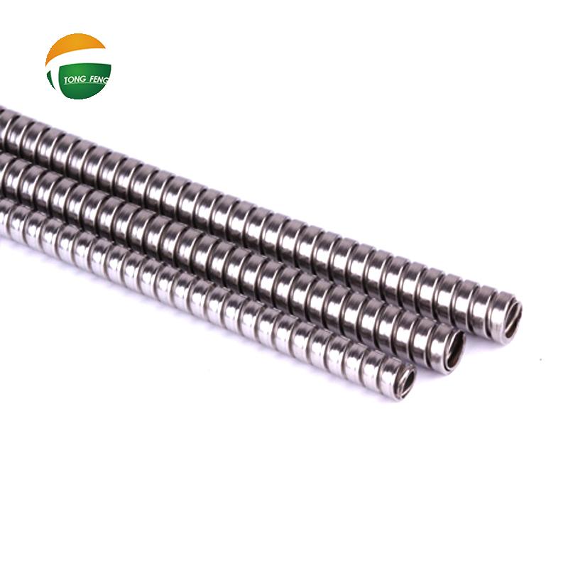 Strip wound small ID flexible metallic conduit,hose for electrical wirings  19