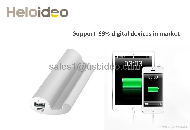 phone holder with portable power charger for ipad