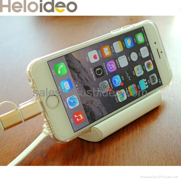 phone holder with portable power charger for ipad 4