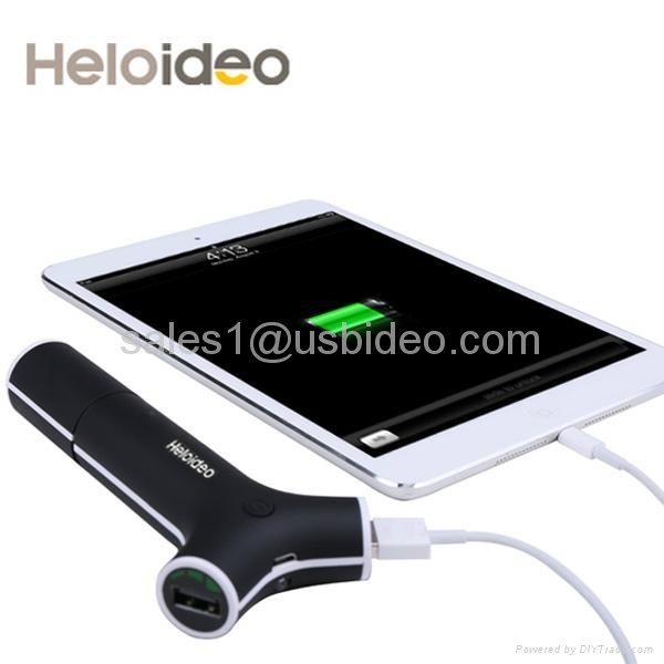  2.1A Dual usb car charger with power bank 2